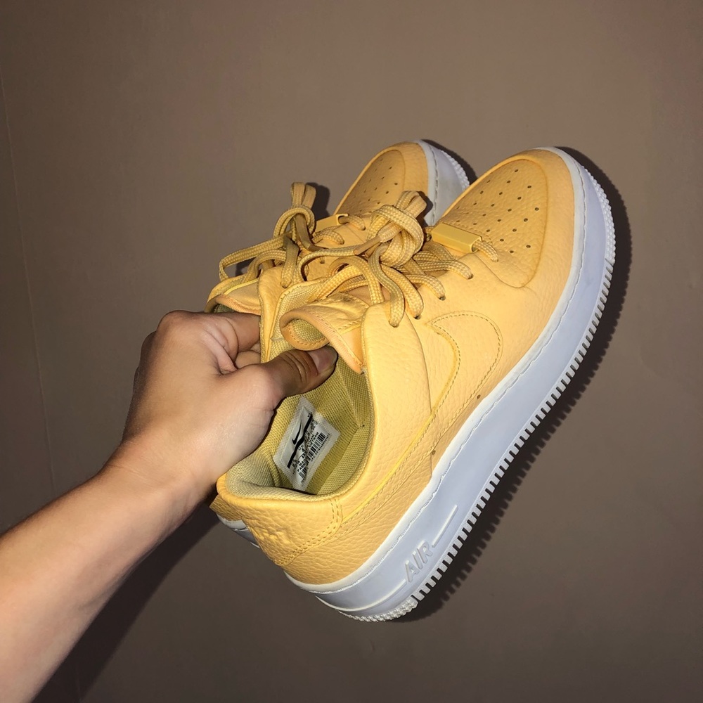 Yellow Nike Air Force